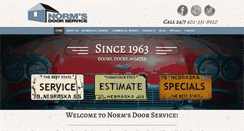 Desktop Screenshot of normsdoor.com